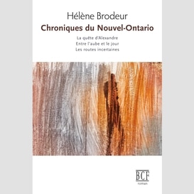 Chroniques du nouvel-ontario