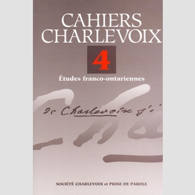 Cahiers charlevoix 4