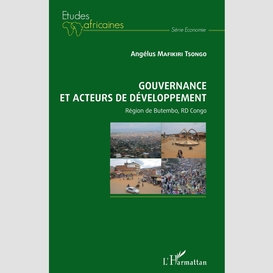 Gouvernance et acteurs du développement