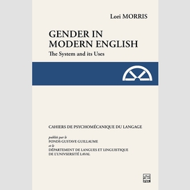 Gender in modern english
