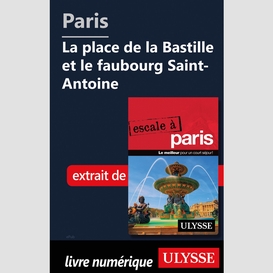 Paris - la place de la bastille et le faubourg saint-antoine