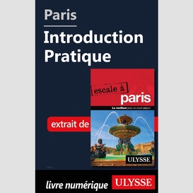 Paris - introduction pratique