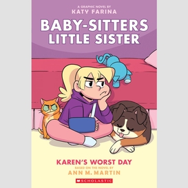 Karen's worst day: a graphic novel (baby-sitters little sister #3)