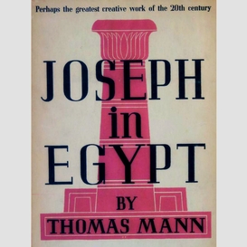 Joseph in egypt