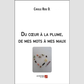 Du cœur à la plume, de mes mots à mes maux