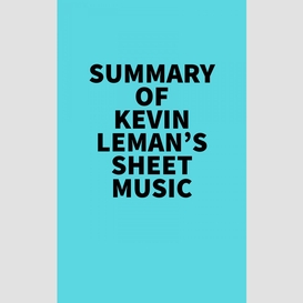Summary of kevin leman's sheet music