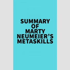 Summary of marty neumeier's metaskills
