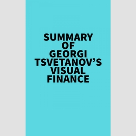 Summary of georgi tsvetanov's visual finance