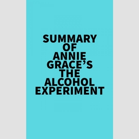 Summary of annie grace's the alcohol experiment