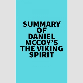 Summary of daniel mccoy's the viking spirit