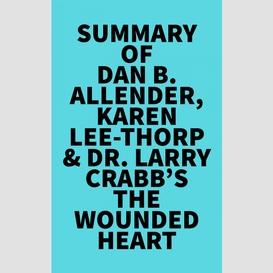 Summary of dan b. allender, karen lee-thorp & dr. larry crabb's the wounded heart