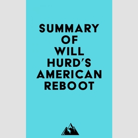 Summary of will hurd's american reboot