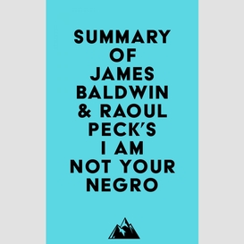 Summary of james baldwin & raoul peck's i am not your negro
