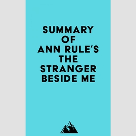 Summary of ann rule's the stranger beside me