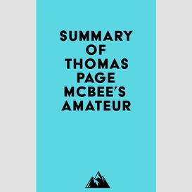 Summary of thomas page mcbee's amateur