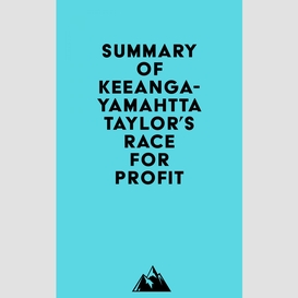 Summary of keeanga-yamahtta taylor's race for profit
