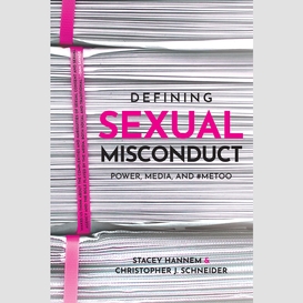 Defining sexual misconduct
