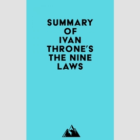 Summary of ivan throne's the nine laws