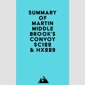 Summary of martin middlebrook's convoy sc122 & hx229