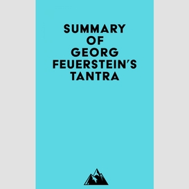Summary of georg feuerstein's tantra