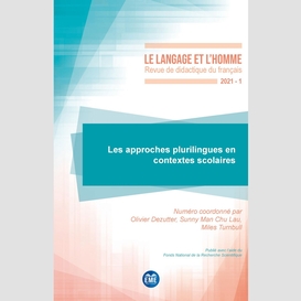 Les approches plurilingues en contextes scolaires