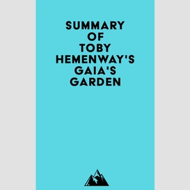 Summary of toby hemenway's gaia's garden