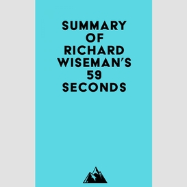 Summary of richard wiseman's 59 seconds