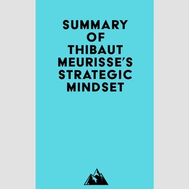 Summary of thibaut meurisse's strategic mindset