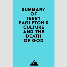 Summary of terry eagleton's culture and the death of god