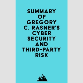 Summary of gregory c. rasner's cybersecurity and third-party risk