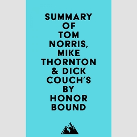 Summary of tom norris, mike thornton& dick couch's by honor bound