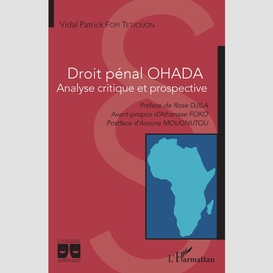 Droit pénal ohada