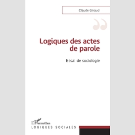 Logiques des actes de parole