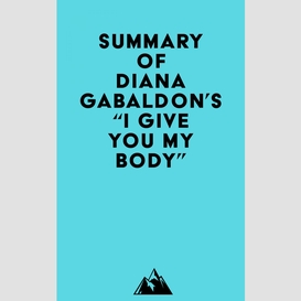 Summary of diana gabaldon's 