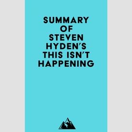 Summary of steven hyden's this isn't happening