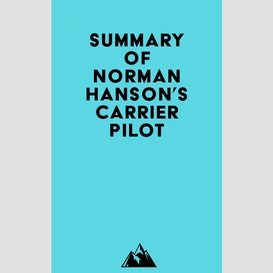 Summary of norman hanson's carrier pilot