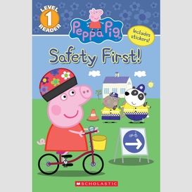 The safety first! (peppa pig: level 1 reader)