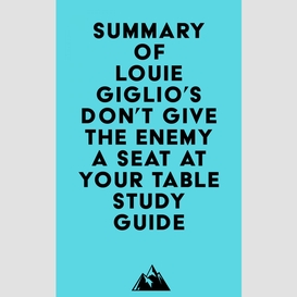 Summary of louie giglio's don't give the enemy a seat at your table study guide