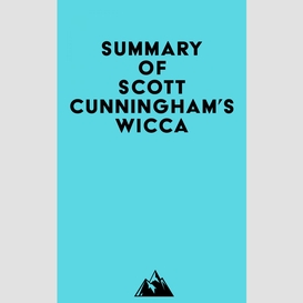 Summary of scott cunningham's wicca