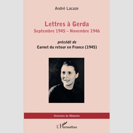 Lettres à gerda