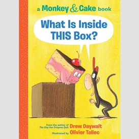 What is inside this box? (monkey & cake)