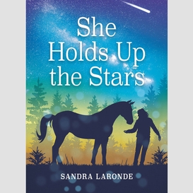 She holds up the stars