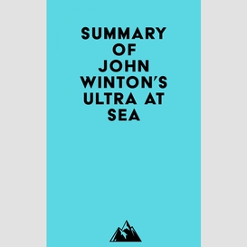 Summary of john winton's ultra at sea