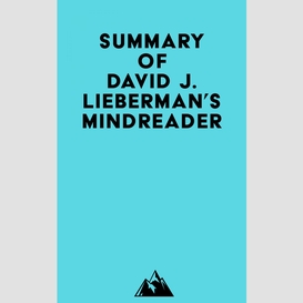 Summary of david j. lieberman's mindreader