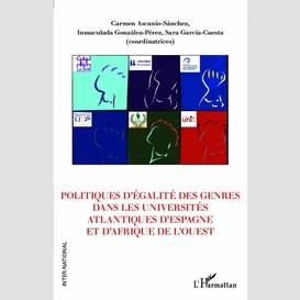 Politiques d'égalité des genres dans les universités atlantiques d'espagne et d'afrique de l'ouest