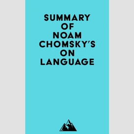 Summary of noam chomsky's on language