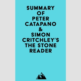 Summary of peter catapano & simon critchley's the stone reader