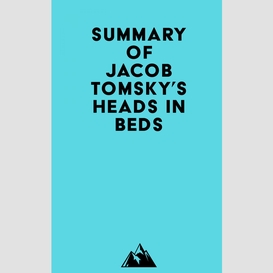 Summary of jacob tomsky's heads in beds