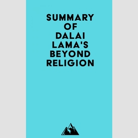 Summary of dalai lama's beyond religion