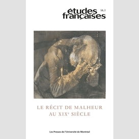 Études françaises. volume 58, numéro 2, 2022
